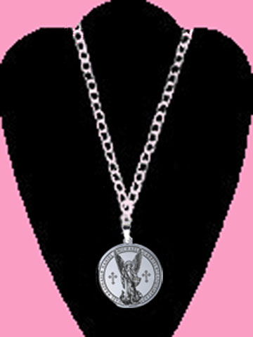 Colgante  Cadena Angel Plateado